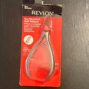 Revlon Red and Silver No-Ricochet Nail Nipper
